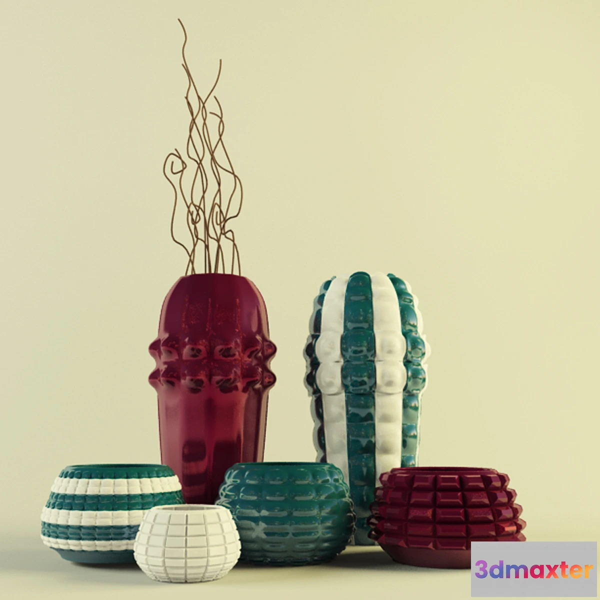 579726 - Set of decorative vases