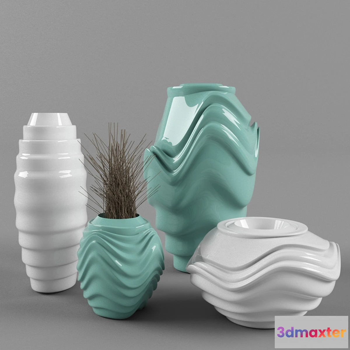 580556 - Decorative set of vases