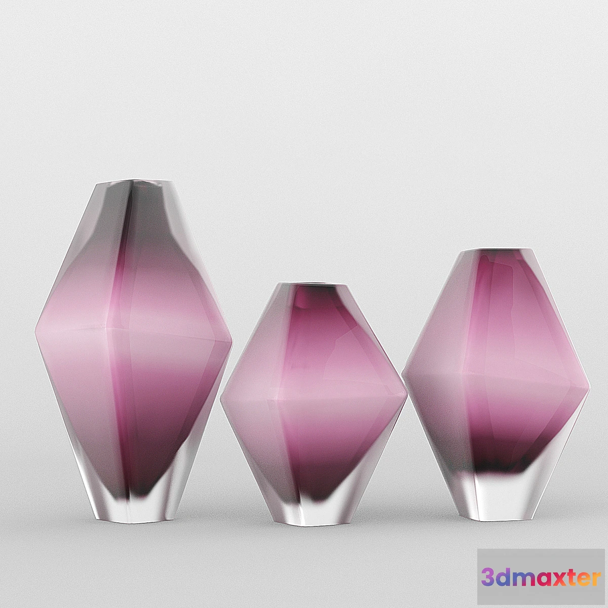 580600 - Vase handmade frosted glass