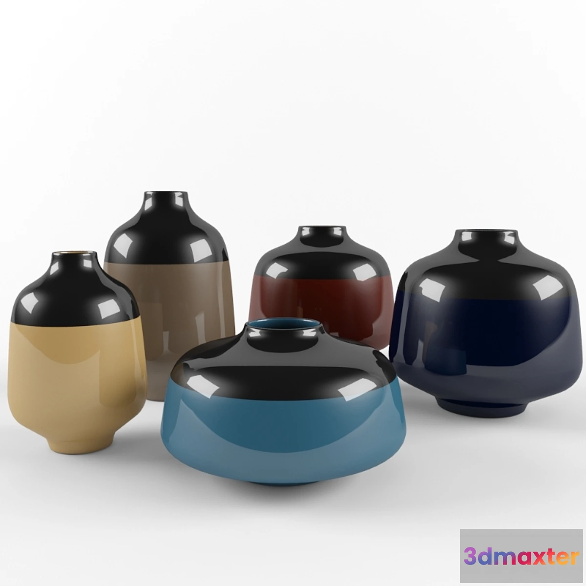 580774 - LUGANO vases by roche bobois