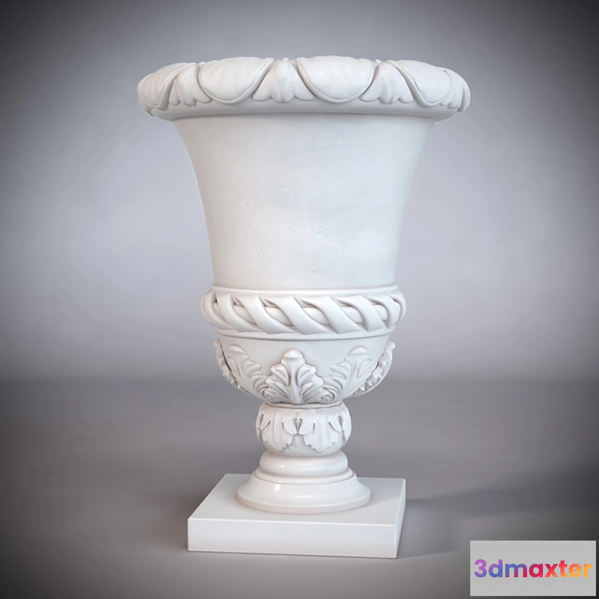 582920 - classical plaster vase