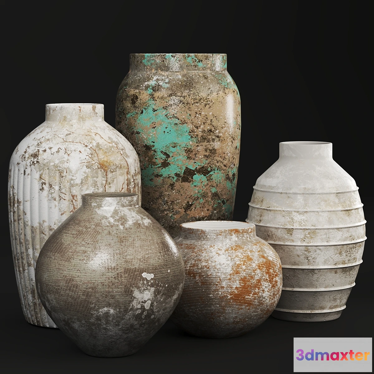 591758 - Rustic Concrete Vase