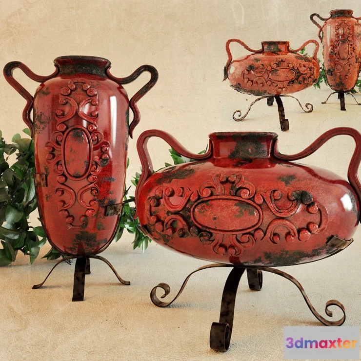 628419 - Uttermost _ Rami Ceramic Vases
