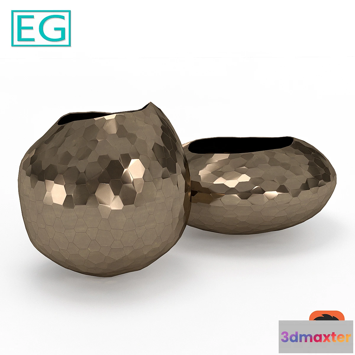 673099 - EG Edge metal vase