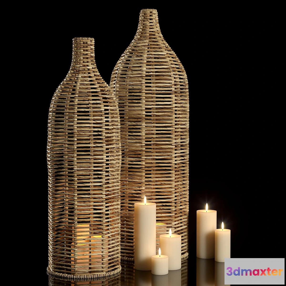 703124 - Wicker vases