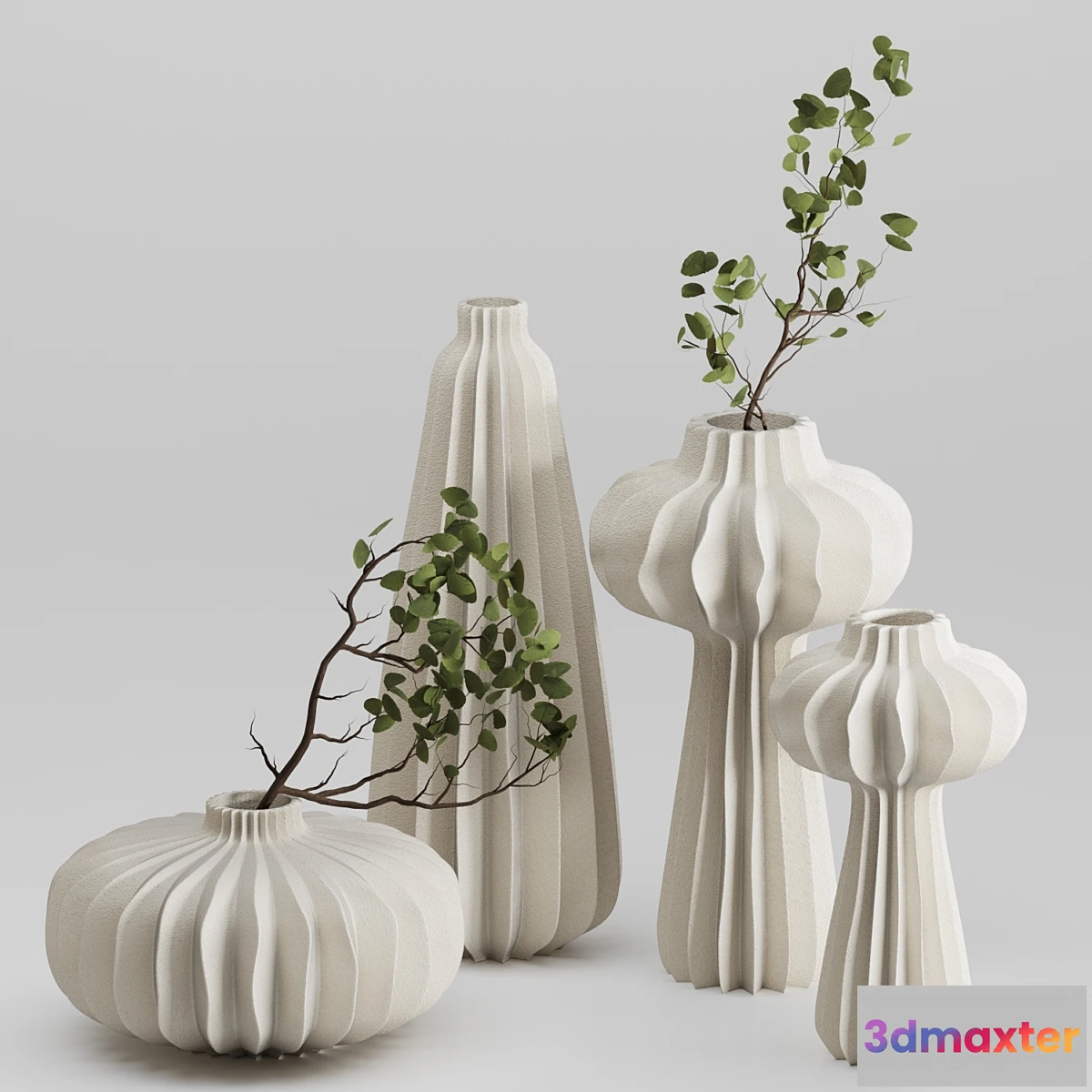 770387 - Vase Set 01-Lithos Vases - No.2