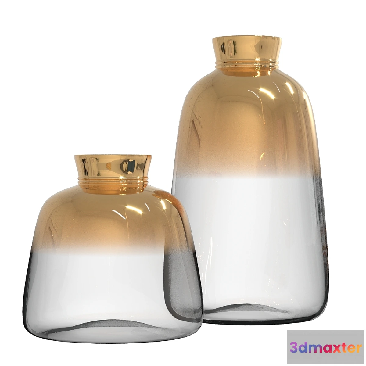 770413 - Golden vases gradient