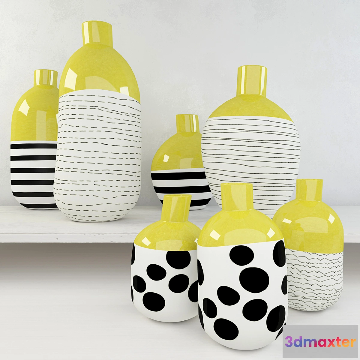793200 - Set of 7 vases - No.2