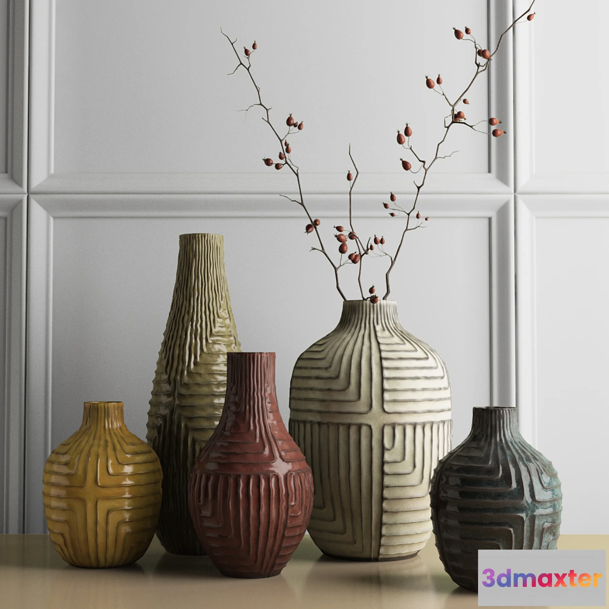 793300 - West Elm - Linework vases - No.3