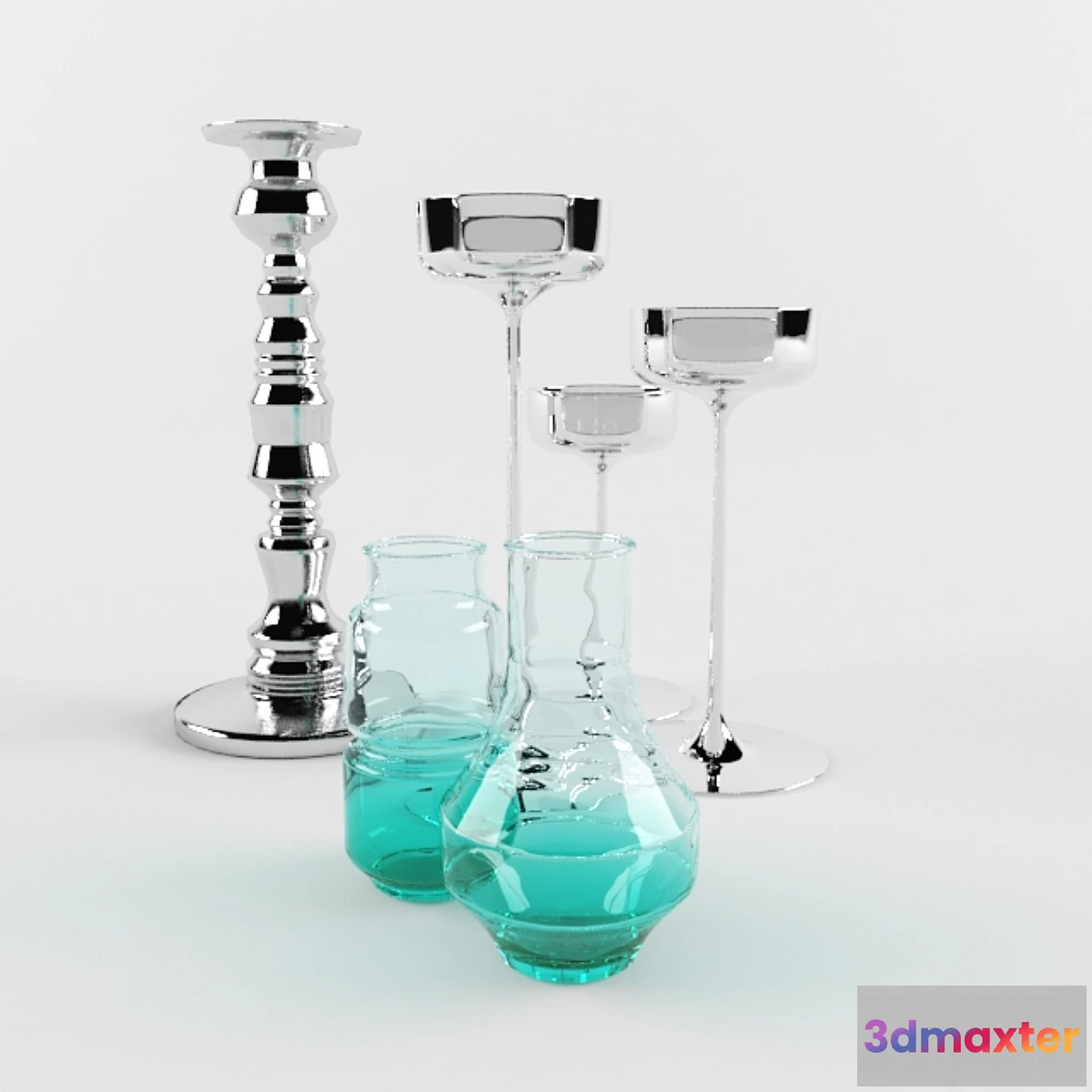 806910 - Set of vases and candlesticks Ikea - No.2