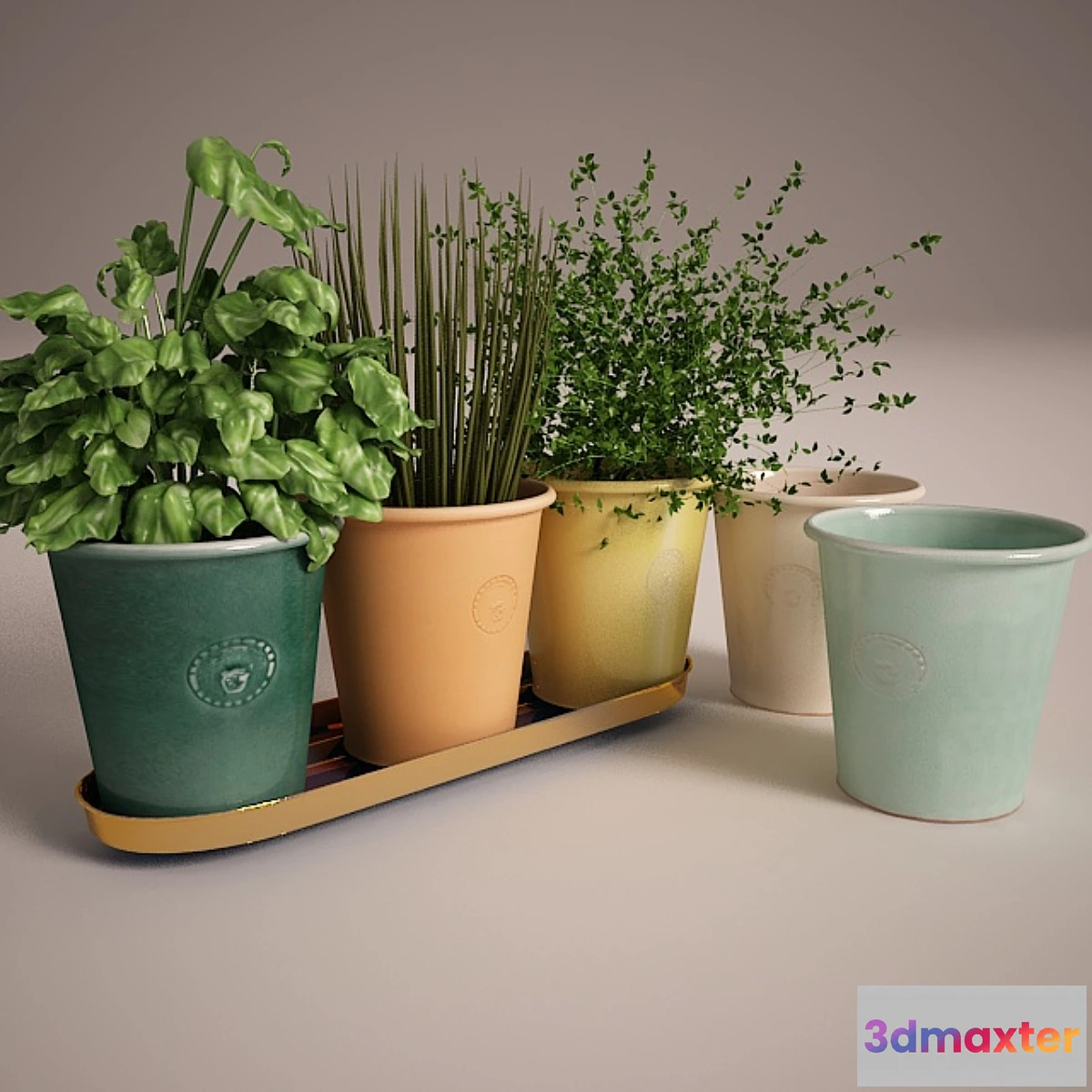 821928 - Svenskt Tenn herb pots