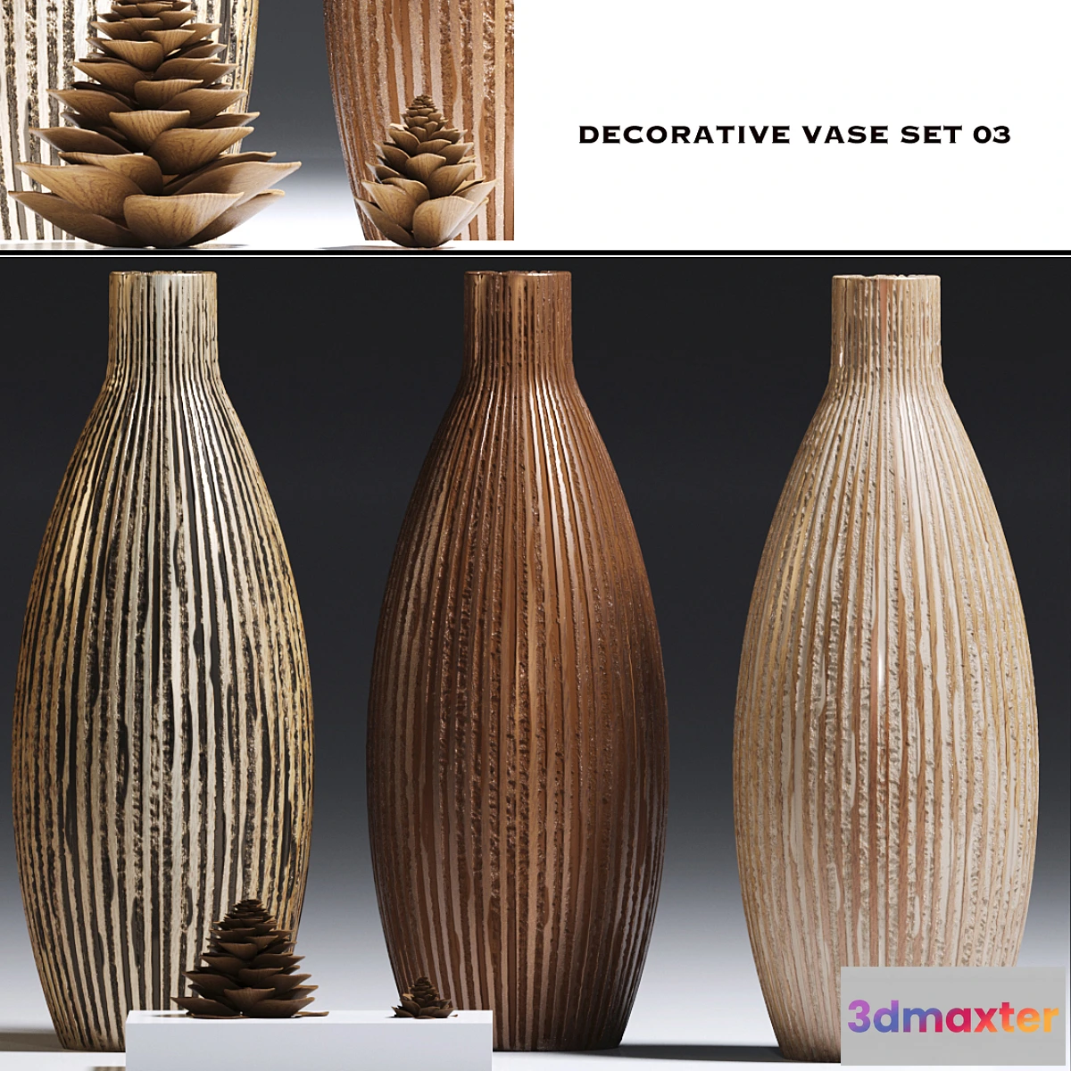 829340 - decorative vase set 03 - No.4