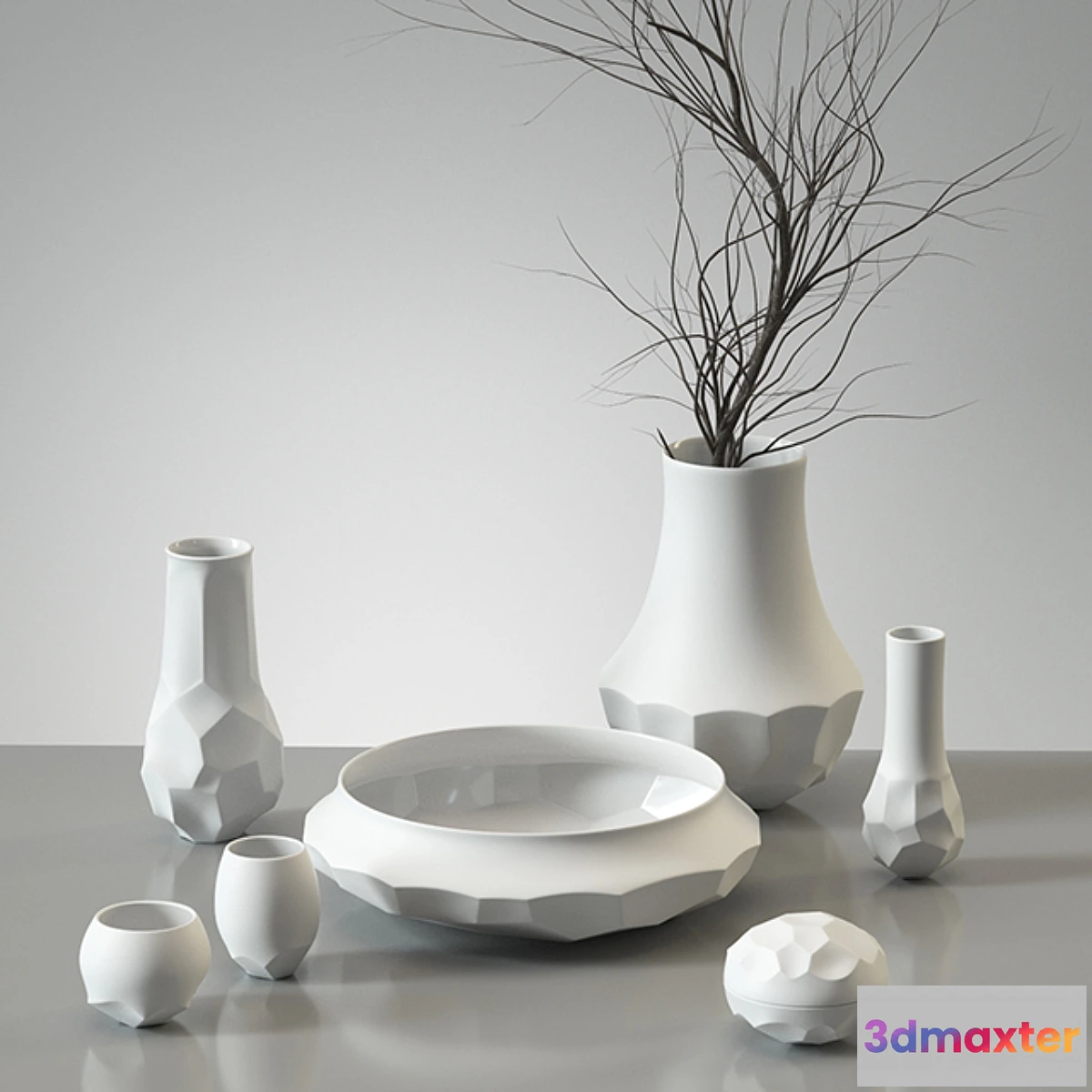 899892 - Set vases Nymphenburg Tortoise