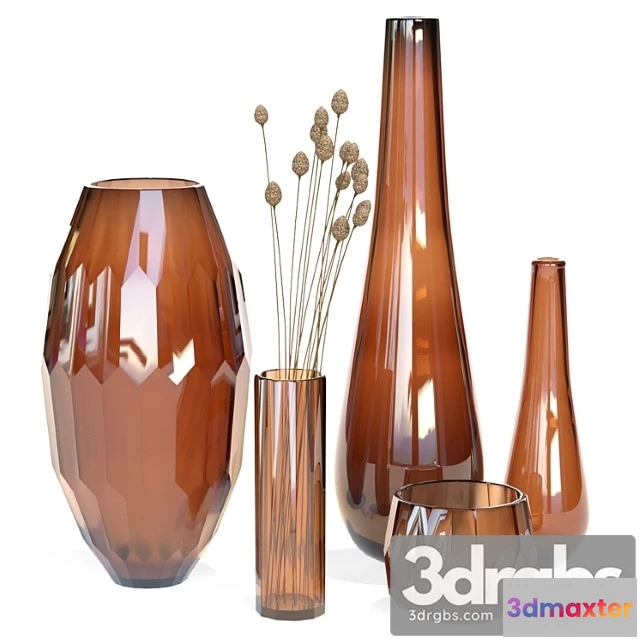 931836 - Klassik Studio Vases Amber Set