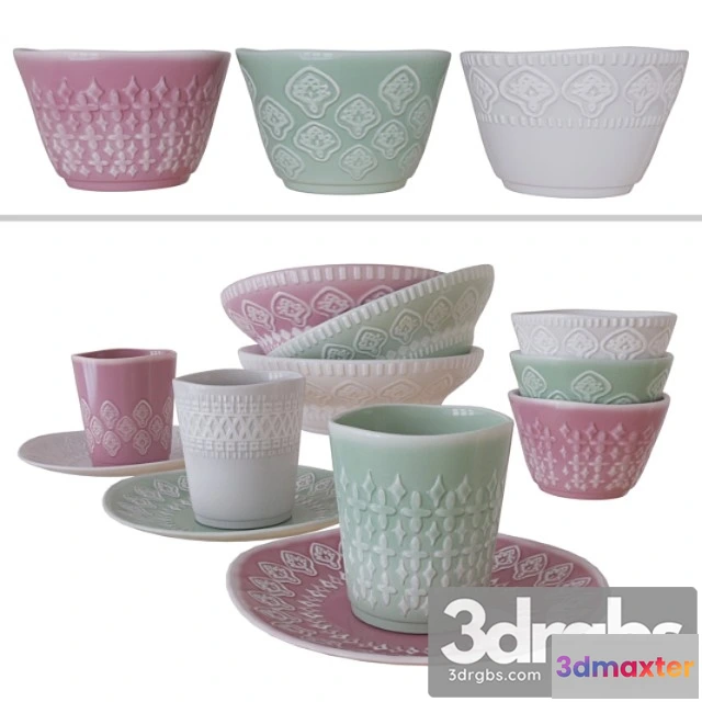931838 - Komap Tableware Set From Ikea