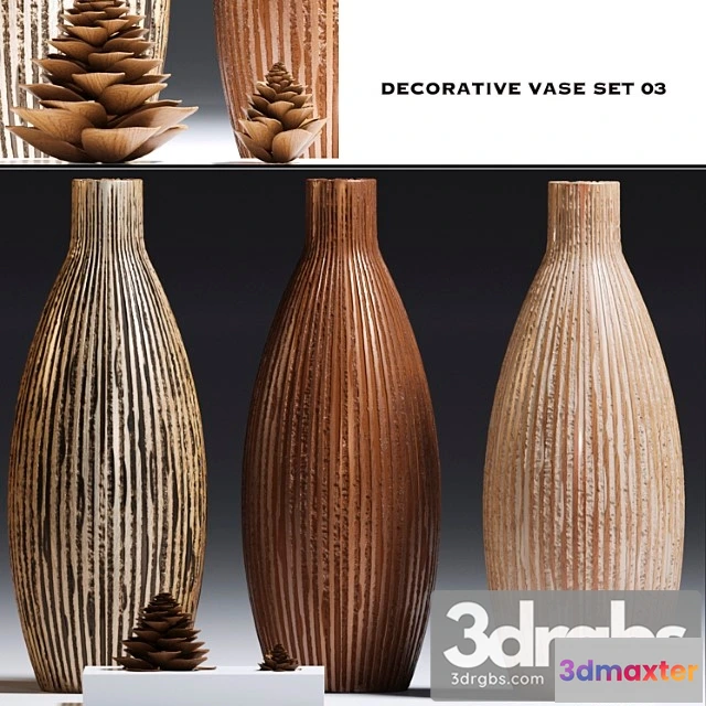 931928 - Vase Decorative vase set 03