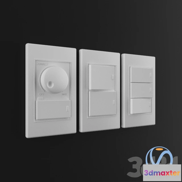 1094860 - Wall Switches White - 228417