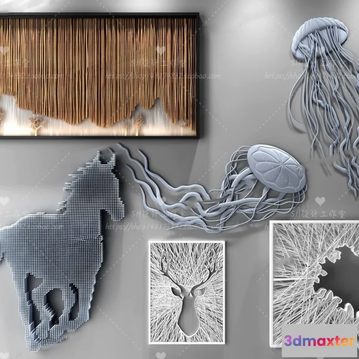 1134668 - Wall Decoration - 3D Models - 0087