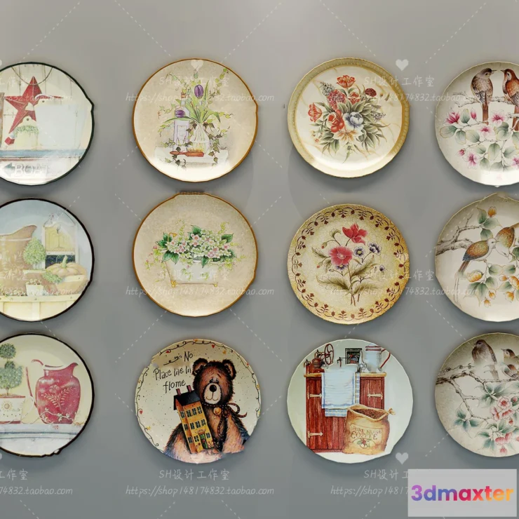 1134862 - Wall Decoration - 3D Models - 0184