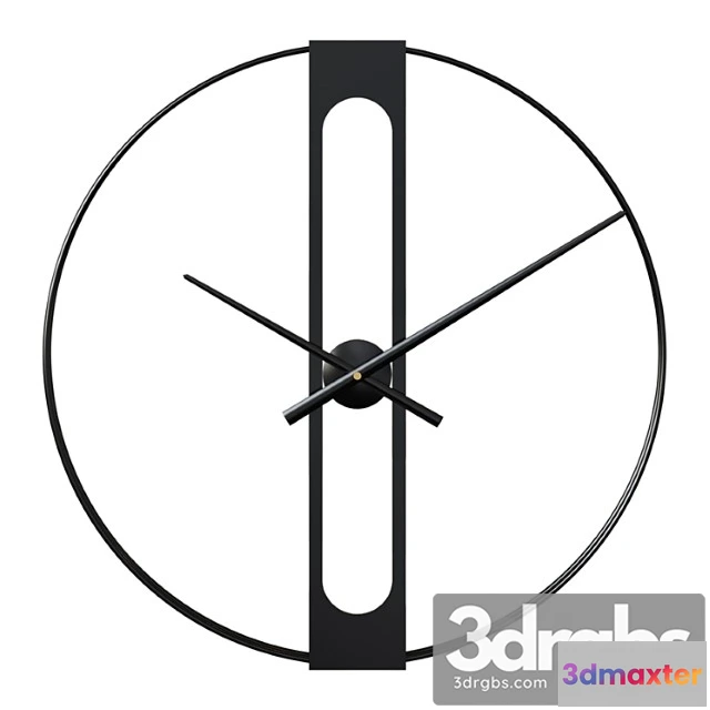 1023058 - Wall clock golden elegance