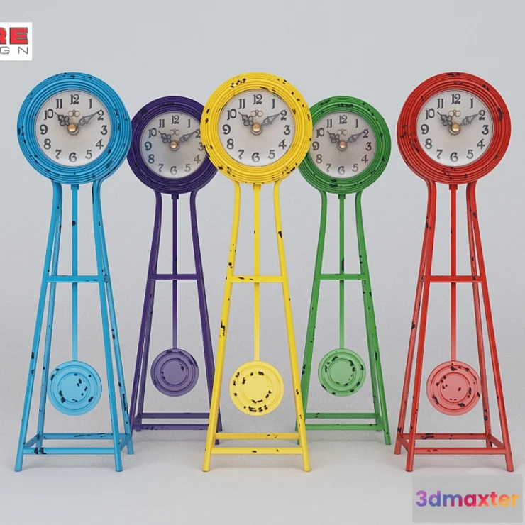 1268014 - kare design table clock 3D Max