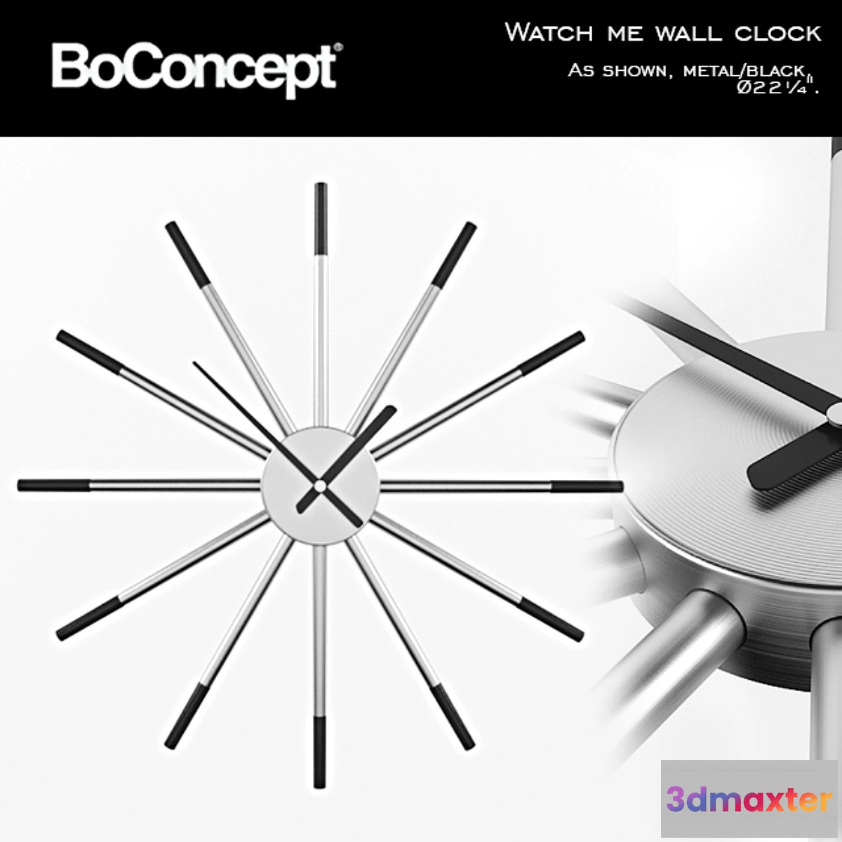 1278100 - Boconcept Watch Me Wall Clock 3D Max