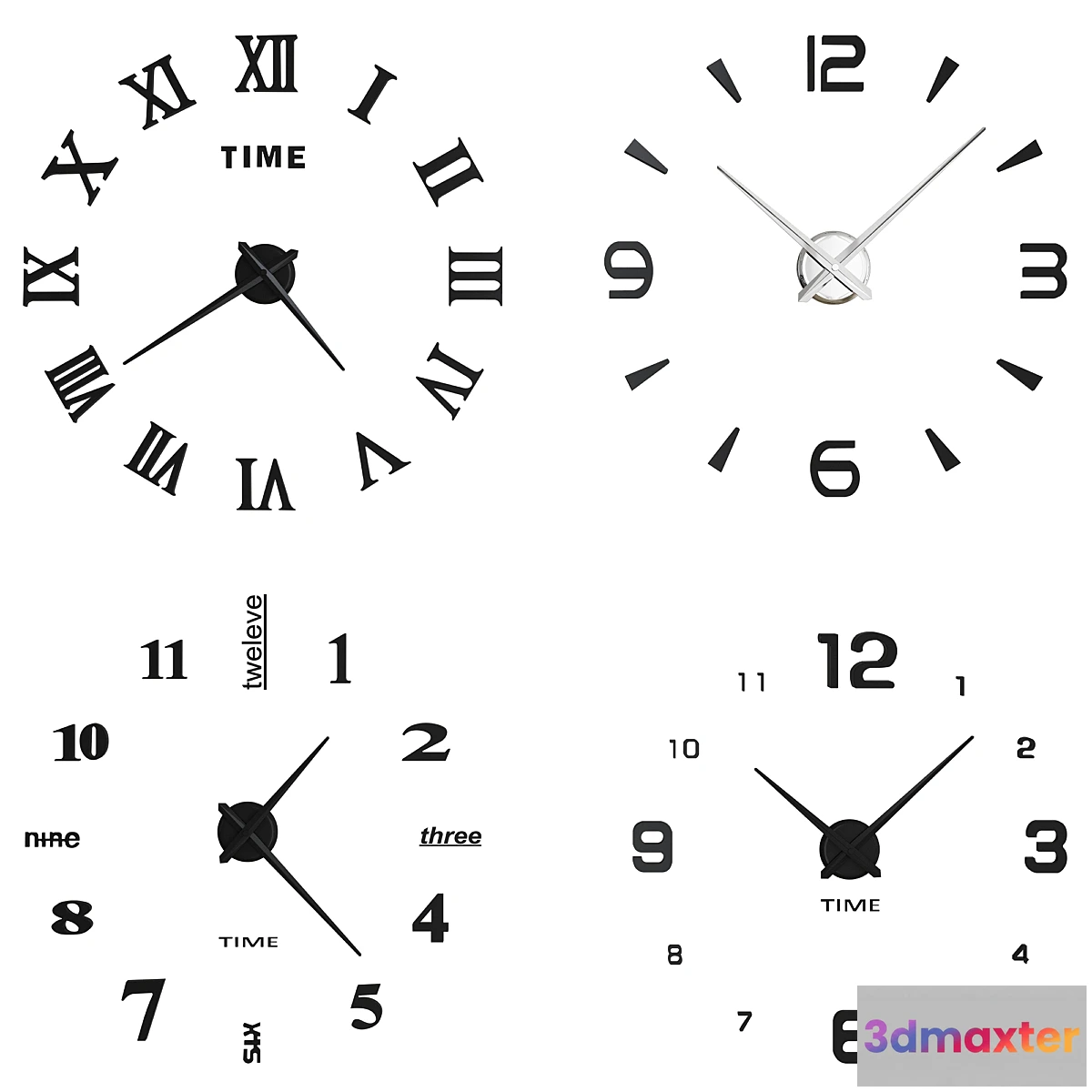 1326022 - Large Wall Clock 3D Max