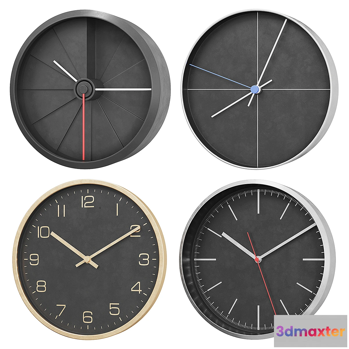 1341665 - Wall clock (v1) 3D Max