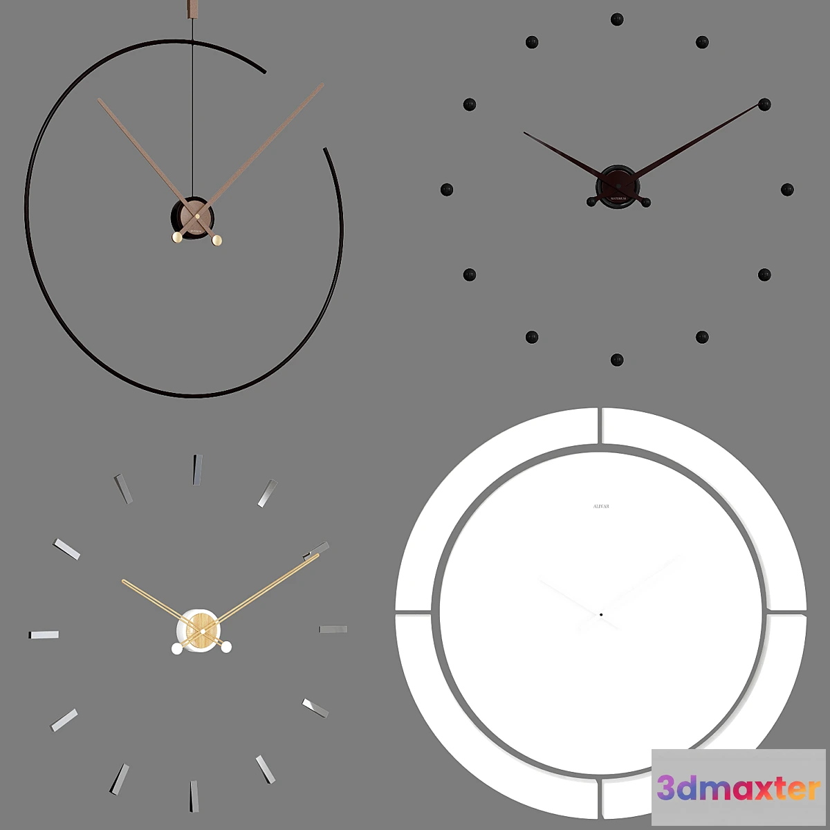 1343155 - WALL CLOCKS - No.2 3D Max