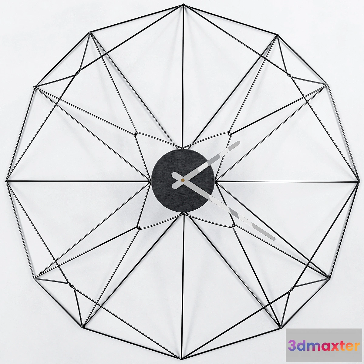 1355165 - Oversized Gove Wall Clock 3D Max