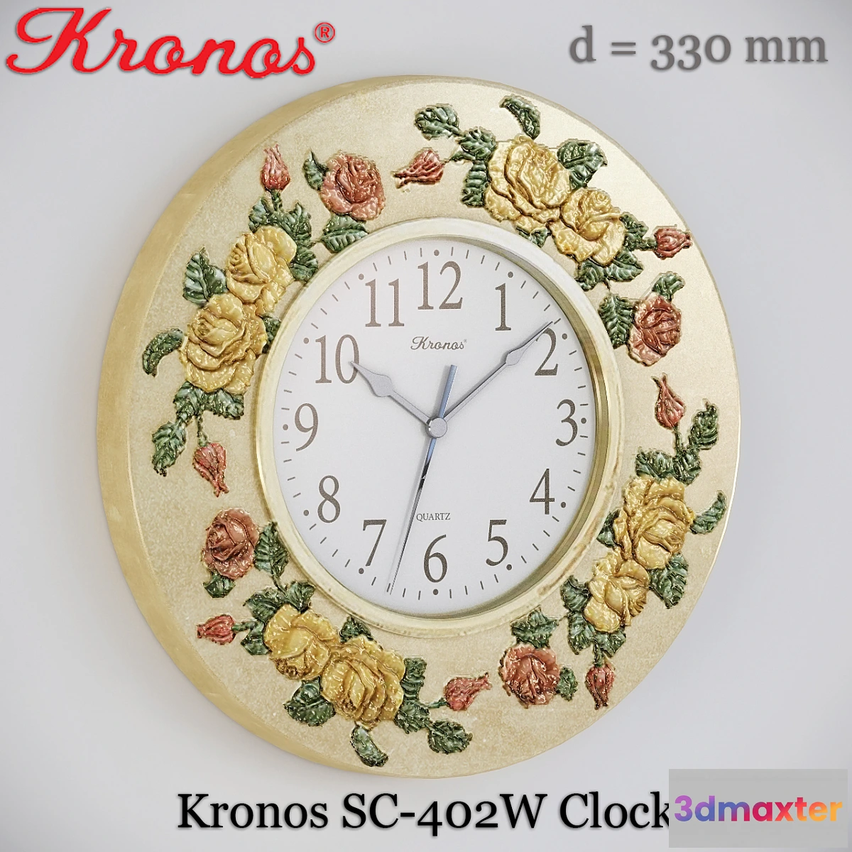 1391858 - Kronos SC-402W Clock 3D Max