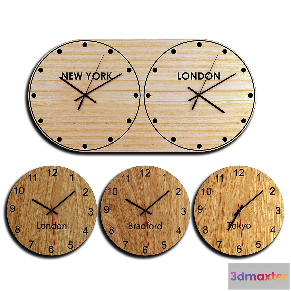 1394388 - Wall clock 19 3D Max