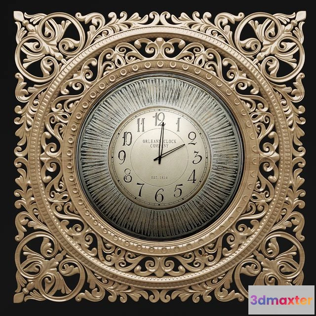 1545017 - Wall clock 3D Max