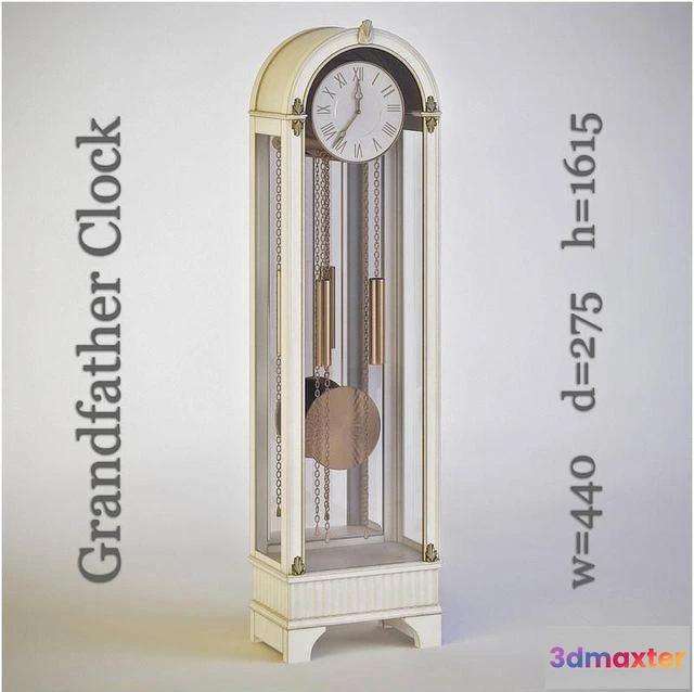 1551477 - Granfather clock (Classic) 3D Max