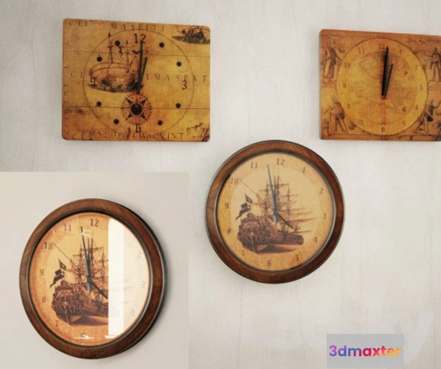 1565064 - Watch vintage style 3D Max