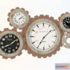 580470 - wooden clock DB002441