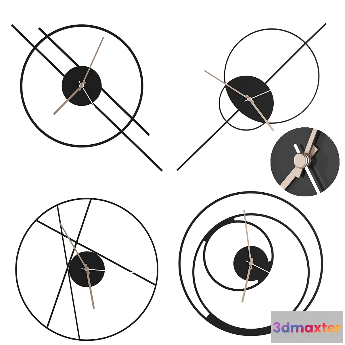 592868 - clock set 1 by Horloge Murale