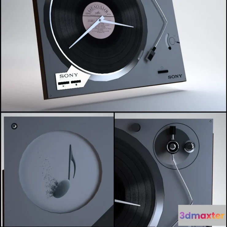 619603 - Turntable clock.