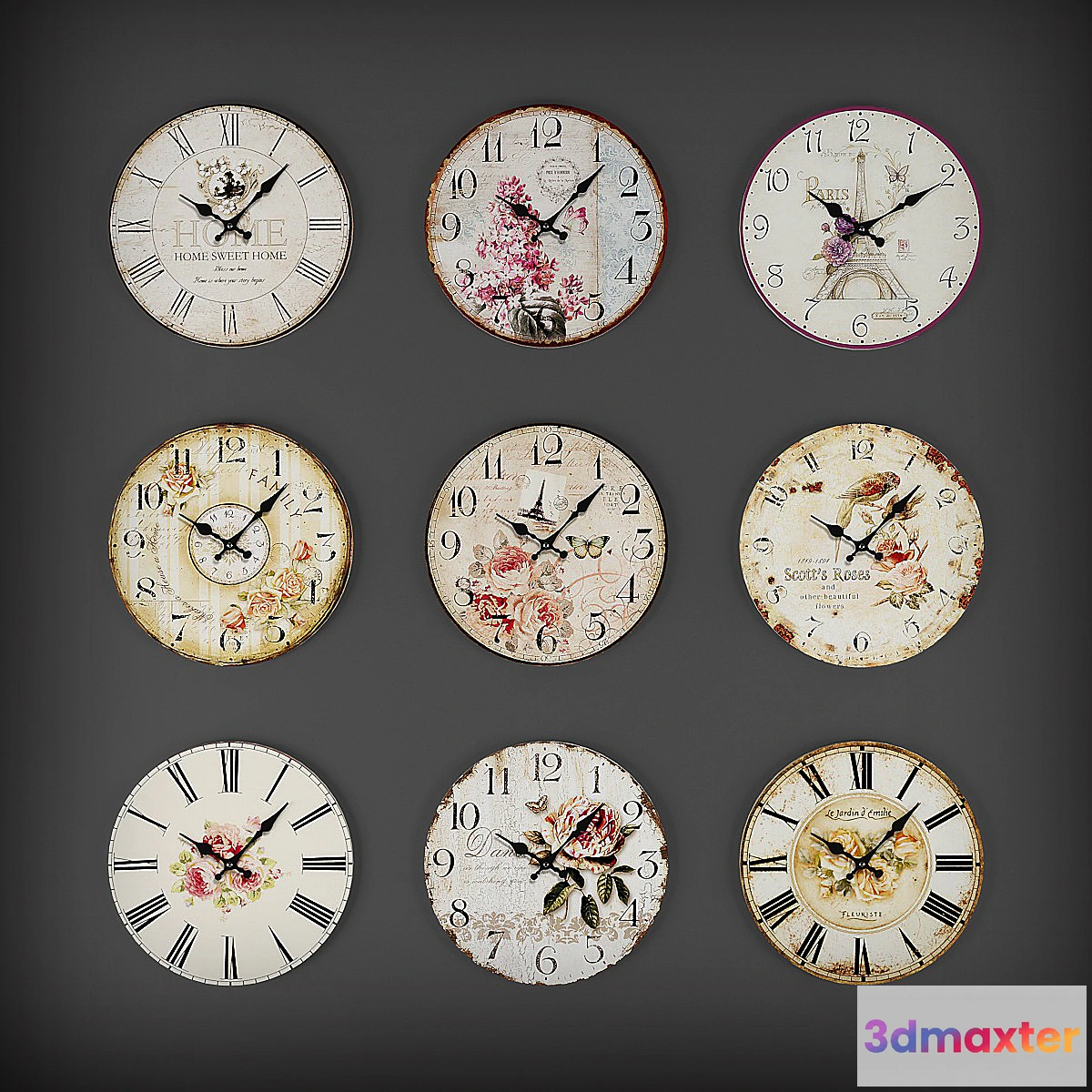 631551 - Collection of wall clocks