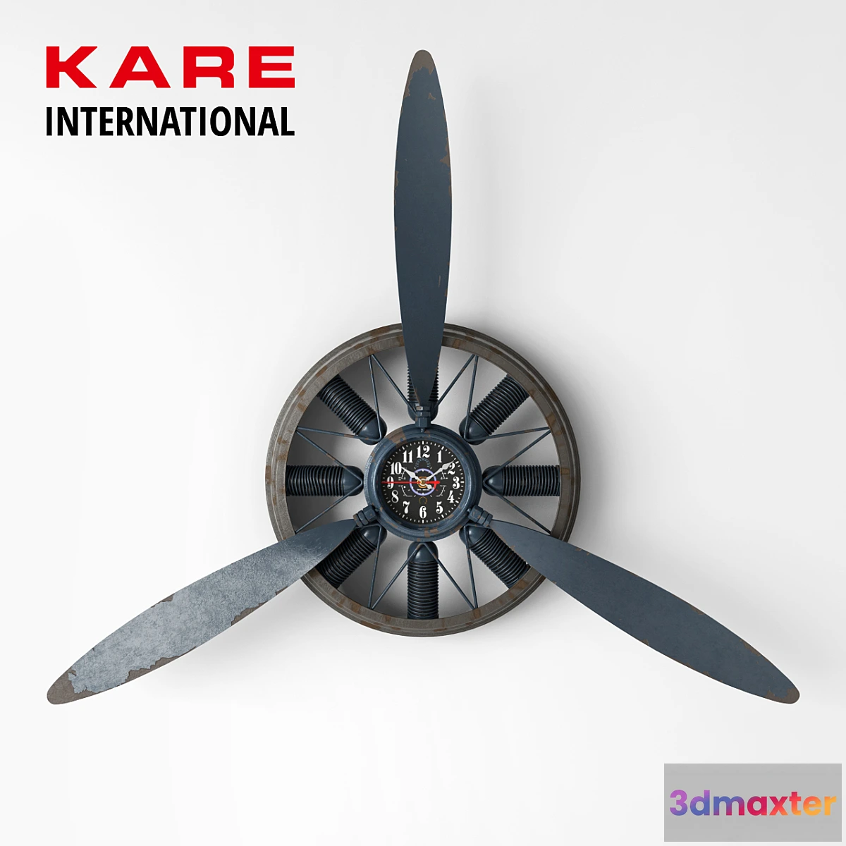 649427 - Wall Clock Propeller by KARE