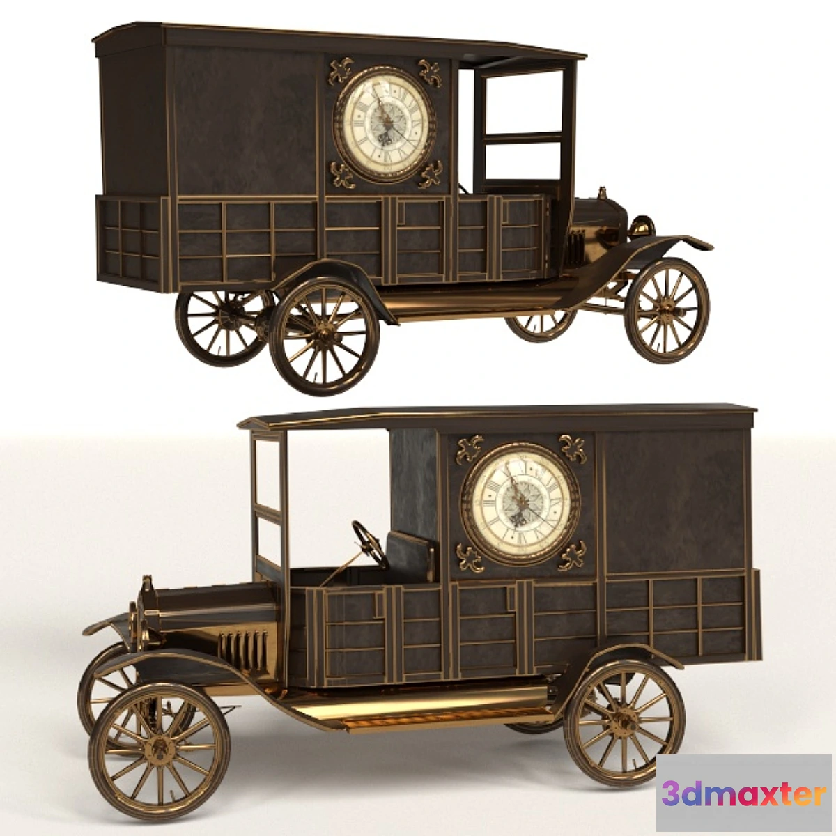 671719 - Retro car clock