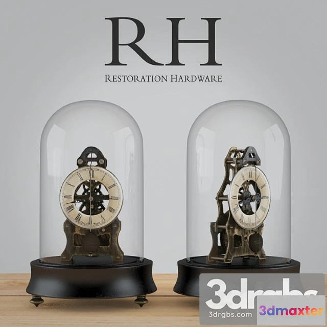 932114 - Circa 1900 French Pendulum Clock Cloche