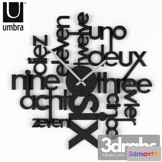 932168 - Clock Lingua