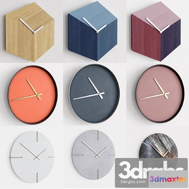 932190 - Collection of wall clocks bolia