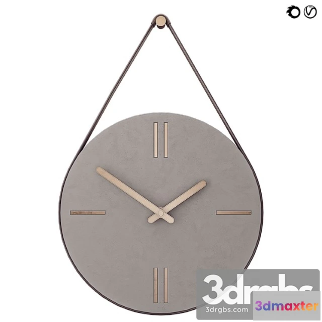 932192 - Concrete hanging wall clock