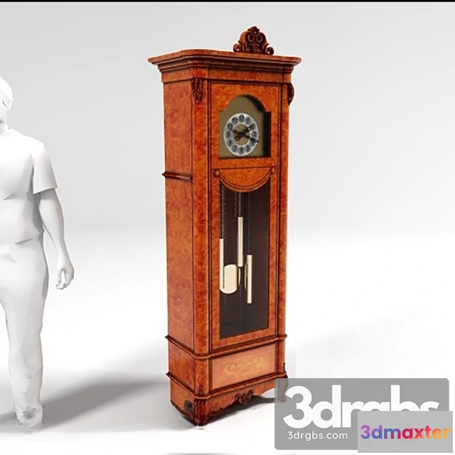 932212 - Floor Wooden Clock