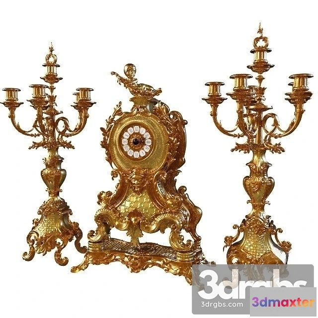 932218 - Gold Clock Classic