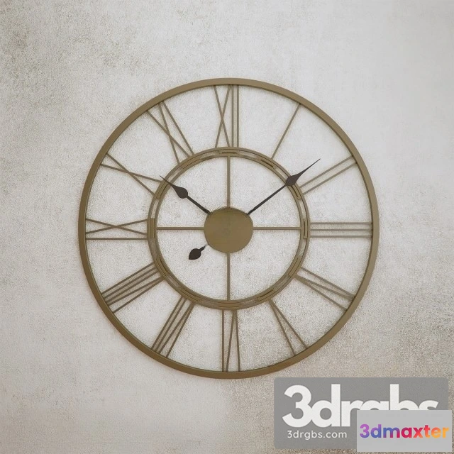 932246 - Metal wall Clock Howard Miller