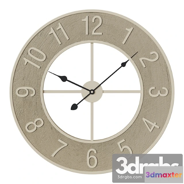 932300 - Rustic aura wall clock
