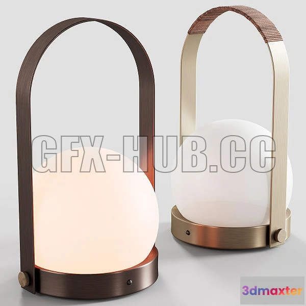 1192884 - FURNITURE 3D MODELS - 083 MENU Carrie LED Lamp LEATHER 00